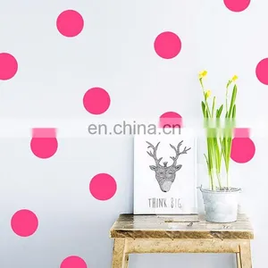 Attractive Ins Style 7 Size Available Colorful Roud Vinyl Wall Sticker Children Room Home Decoration Mural Roon Decal thumbnail-2