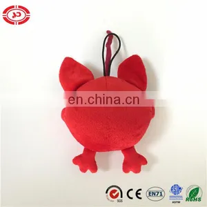 Red All Head Freaking Emotion Stuffed Tiny Plush Keychain thumbnail-4