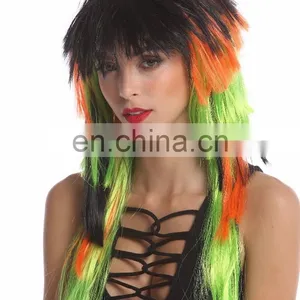 Party Fan's Colorful Mullet Wigs P-W218 thumbnail-5