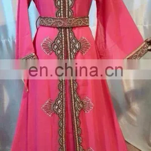 Morocco Kaftan With Exclusive Embroidery and Stones M236 thumbnail-1