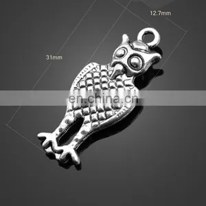 Wholesale Animal Owl Shape Pendant Alloy Pendant Key Chain Accessories thumbnail-3