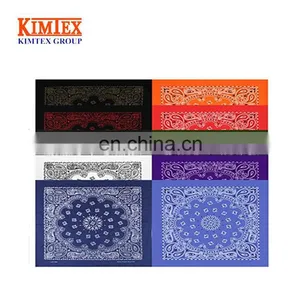 Large Bandanas Versatile Biker Rags | Classic Paisley thumbnail-1
