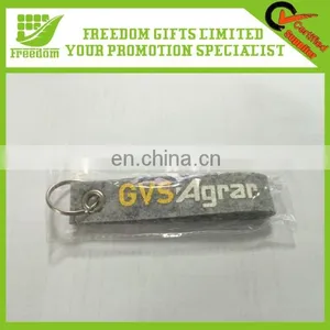 Logo Custom Printed Cheap Promotional Felt Keychain thumbnail-1