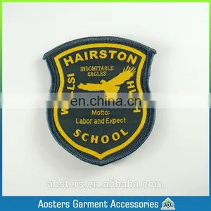 Custom Clothing Iron Woven Badges Leather Jacke Wholesale Jeans Sewing Machine thumbnail-3