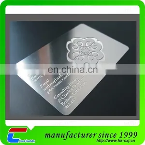 Mirror Etched Stainless Steel/metal Card thumbnail-1