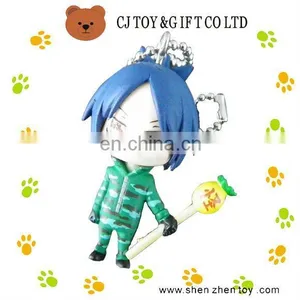 3cm Cartoon Character Plastic Keychain as Fashion Pendant thumbnail-1
