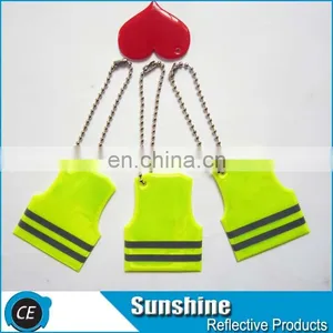 Reflector Clothing Shape Reflective Keychain Reflective Cross Pendant Hanger thumbnail-1