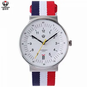 XINBOQIN Supplier Original Brand Luxury Tide Luxury Business Nylon Wrist Band Straps Stainless Steel Man Watch thumbnail-1