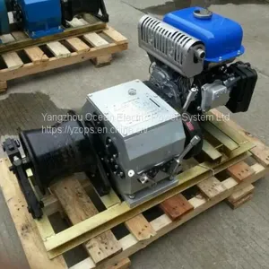 Gasoline Engine Powered Winch; Pulling Motored Winch; Cable Pulling Motored Engine Winch thumbnail-5