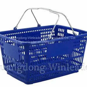 YLD-PB30-2 Plastic Basket,Basket,Plastic Hand Basket thumbnail-1