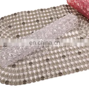 High Quality Customized Comfortable Safety Clear Non-slip Plastic PVC Bathroom Tub Floor Antislip Kids Bath Mat thumbnail-1