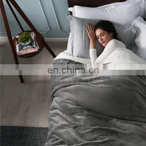 Polar Thermal Insulation Sofa Fleece Sherpa Blanket With Brand thumbnail-5