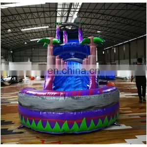 Outdoor Playground Inflatable Slide And Pool For Children Amusement Park thumbnail-4