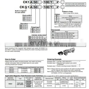 SMC Clamp Cylinder CKG1A40-75Z thumbnail-6