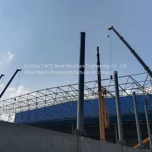 Jiangsu Xu Gang Group New 4# 5# Space Frame Structure Environmental Protection Shed Project thumbnail-3