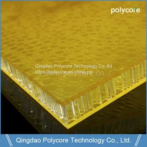 Light Weight Light Transmission Waterproof Fireproof PC Honeycomb Sandwich Panel thumbnail-1