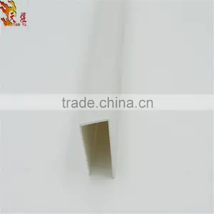 White u Shape Pvc Extrusion Profile thumbnail-2