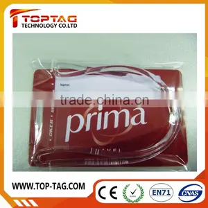 International Airport Gift PVC Luggage Tag thumbnail-3