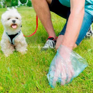 Pink Color Water Soluble Dog Poop Bags Flushable Dog Waste Bags 100% Biodegradable thumbnail-3