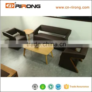 Modern Guangzhou Furniture Leather Circular Living Room Furniture Sofa thumbnail-1