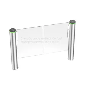 Servo Motor Controlled Access Gate/ Slim Swing Turnstile Gate/ Optical Swing Turnstile thumbnail-3