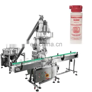 Automatic Black Pepper Seasoning Powder Filling and Weighing Machine Taiwan for Plastic Bottle thumbnail-1