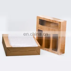 Compatible Plastic Baggie Food Home Storage Boxes Containers Ziplock Bags Bamboo Organizer And Dispenser Ffor Kitchen Drawer thumbnail-2