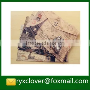 Button Envelope Plastic Custom Printing Document Bag thumbnail-2