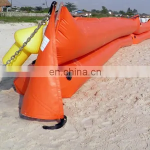 Portable Inflatable Cylindrical Dam Easy Flood Wall Control Water Activated Flood Barrier thumbnail-2