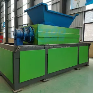 High Quality and Best Price Waste Plastic Bottle PE PP PVC Double Shaft Shredder thumbnail-2