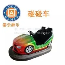 Supply Zhongshan Taile Amusement Manufacturing Small and Medium Sized Indoor and Outdoor Amusement Equipment, Skynet, Ground Grid, Battery, Bumper Car, Two Person Orange Green (TL-B25) thumbnail-1
