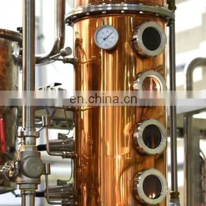 Copper Alcohol Distillation Equipment Moonshine Still for Whisky Rum Gin Vodka Brandy Spirit Distiller thumbnail-4