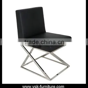 DC-108 Creative Stainless Steel Leg Chair thumbnail-1