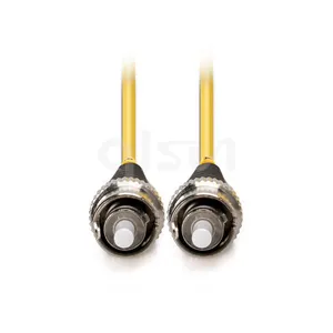 Fiber Optic Patch Cable ST UPC to ST UPC OS2 Duplex Single Mode PVC 2.0mm thumbnail-1