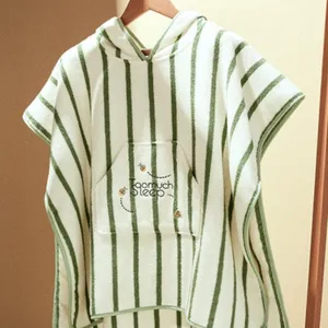 Quality Kids Bathrobe With Hook OKEO-TEX and BSCI Accept OEM Design and Size Requirement thumbnail-1