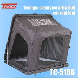 Extended Thin Roof Tent Factory Supplies Outdoor Camping Without Setting up SUV Car Mounted Aluminum Alloy Hardtop Tent thumbnail-1