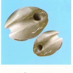 Red and Silver Brand Insulator j - 2, Tension Insulator, Guy Insulator, Egg-shaped Insulator thumbnail-1