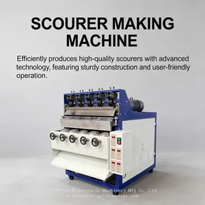 5 Wires 5 Balls Stainless Steel Scourer Making Machine Kitchen Clean Scrubber Making Machine thumbnail-3