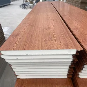 Modern Design Metal Carved Decoration Panel Outdoor Insulation Sandwich Panel Wall for Villa and Workshop thumbnail-1