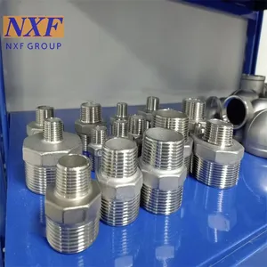 NXF UNS N10276 2.4819/NiMo16Cr15W/C276 OD DN15-1200 Nickel Alloy Forging Threaded Straight or Reducing Haxagonal Nipple thumbnail-4
