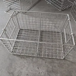 Heat Resistant Stainless Steel Wire Basket 304 up to 800°C for Thermal Processing thumbnail-1