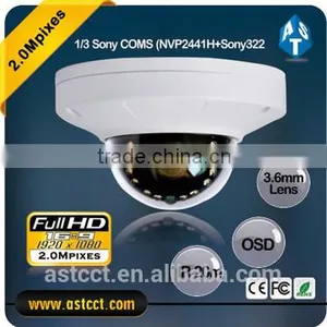 Smart Life Style Security 2.0MP1080P AHD CCTV 360 Degree Fisheye Panoramic Vandal-proof Mini Dome Camera With Wide View Angle Quality Choice thumbnail-1