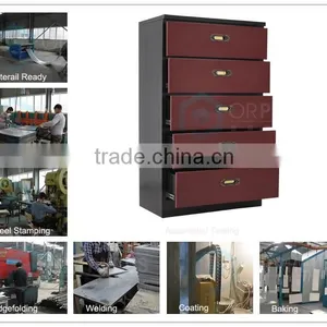 Metal 5 Drawer Chest Welded Furniture Chest Deep Freezers thumbnail-6