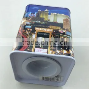 Beautiful House Coin Bank Tin Cans thumbnail-2