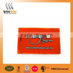 Promotioanl Merchandise Custom Soft PVC Luggage Tag thumbnail-1