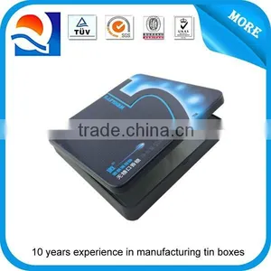 Small Metal Hinged Lid Tin Box for Mint Packaging thumbnail-1
