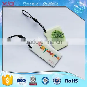 MDT77 Epoxy Dog Tag/ NFC Tag NTAG 203 With QR Code thumbnail-1