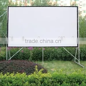Wholesale Outdoor Metal Screen/Floor Fast Fold Portable Screen/Floding Projector Screen thumbnail-2