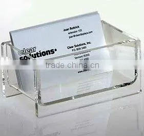 2012 Transparent Simple Acrylic Business Card Holder thumbnail-1