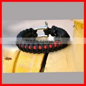 Fashion Gold Clasp Paracord Bracelet Weaves Style for Sportman thumbnail-6